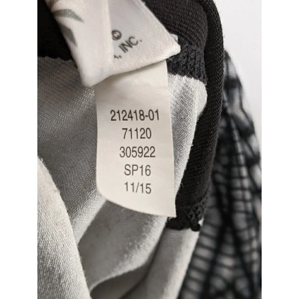 Athleta Capri Leggings Sz Small Geometric Print Chaturanga Yoga Black Gray - Picture 5 of 8